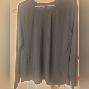 Athleta Black Long Sleeve Shirt L